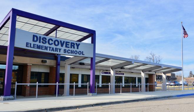 Discovery Elementary Front Entrance