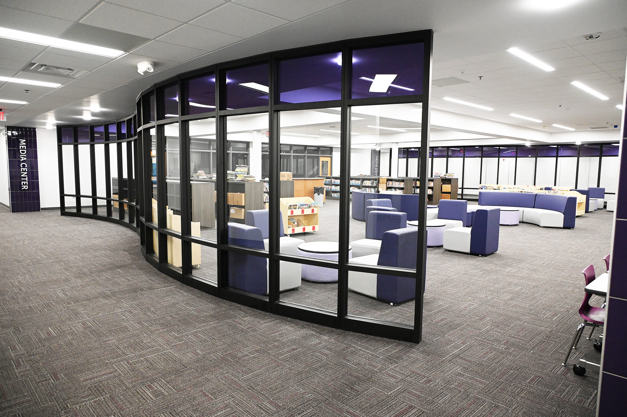 Renovated Hanover Elementary media center