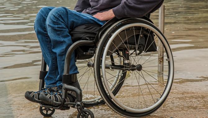person in a wheelchair 