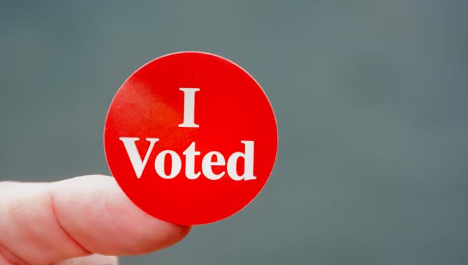 I Voted Sticker