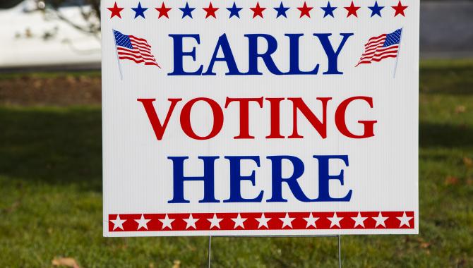 Early Voting Sign