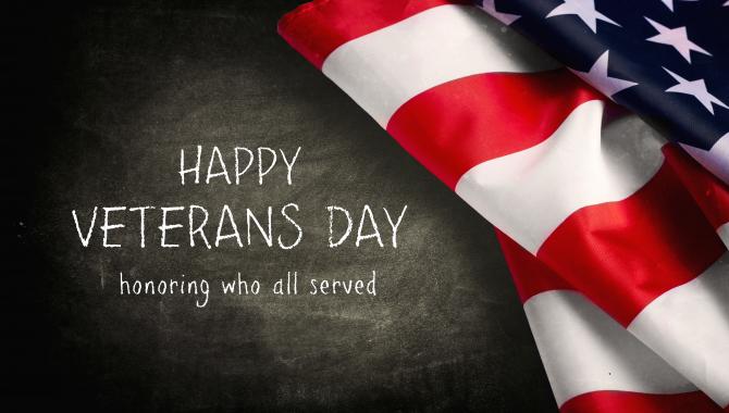 Veterans Day American Flag