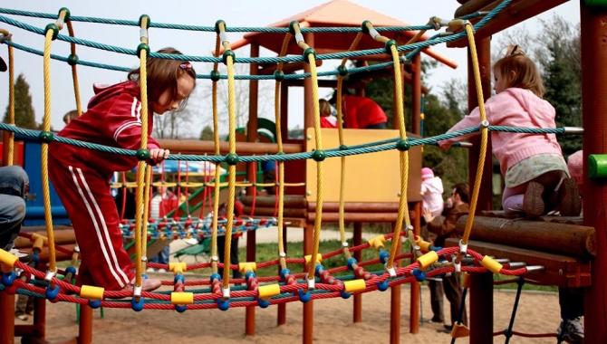 Children on playground