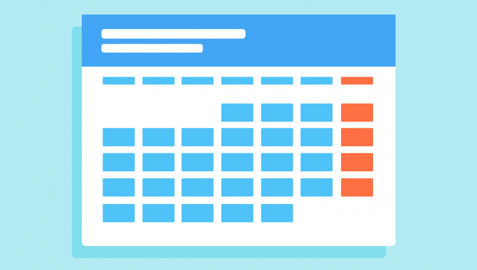 NES Hybrid Calendar