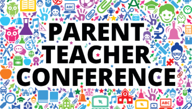 Parent Teacher Conferences sign
