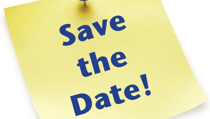 Save the date post-it