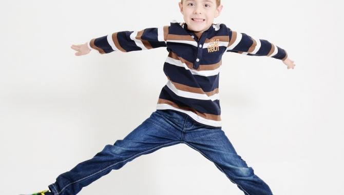 Boy jumping