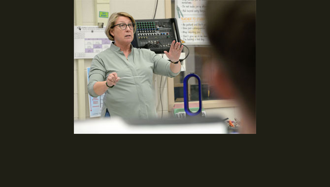 Band director teaching