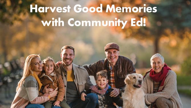 Community Education Fall Catalog Cover