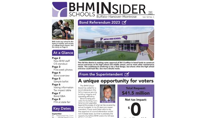 Newsletter cover