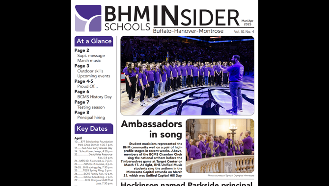 Newsletter cover