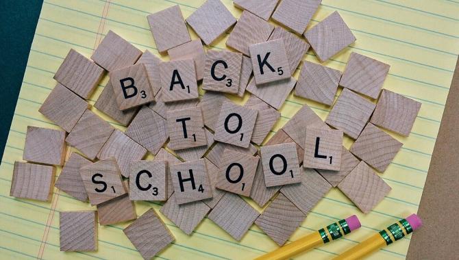 Back to School scrabble tiles