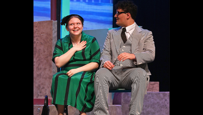 Students rehearse play