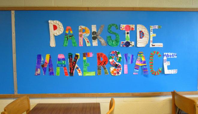 Maker Space sign