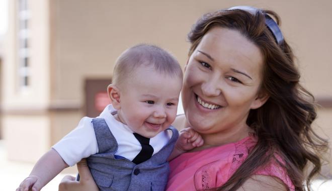 Mom and child