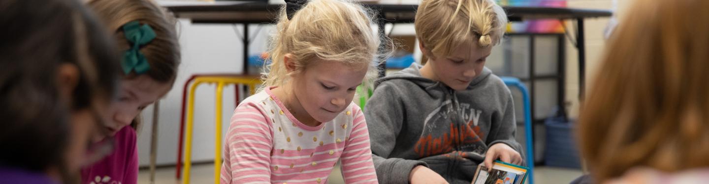 Students reading