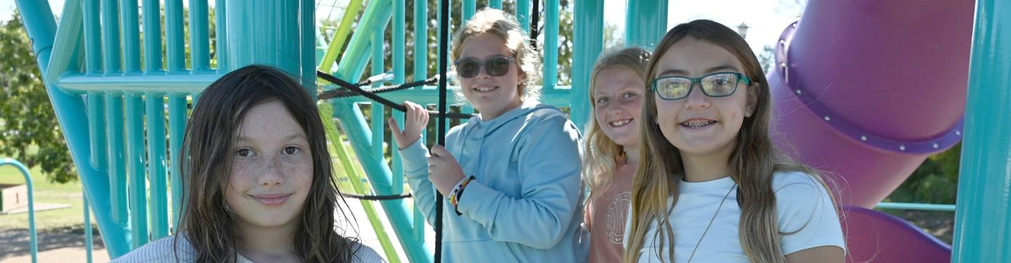 Girls on the playground