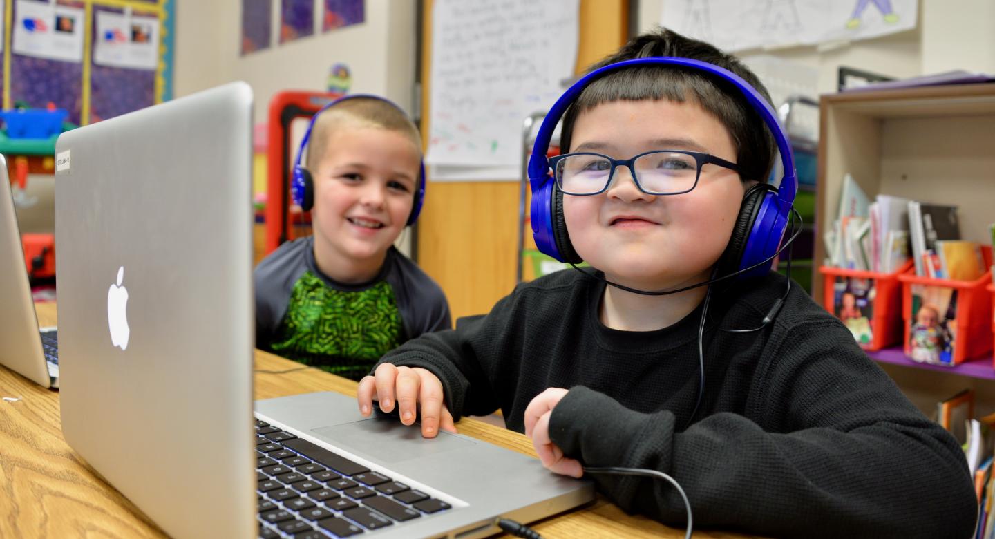 Boys at Computer