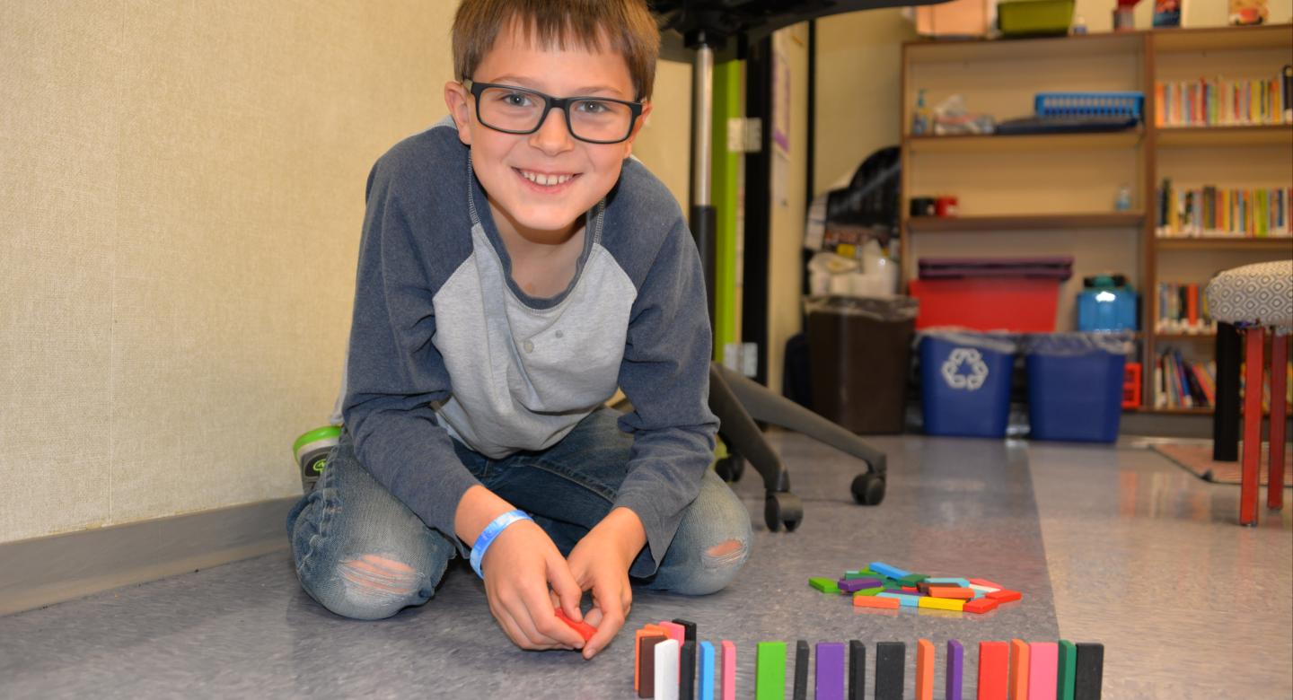 Boy with Blocks