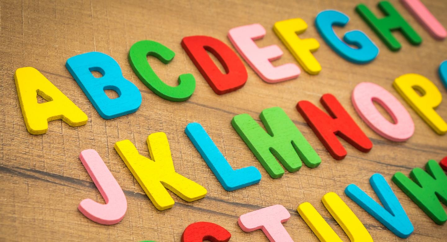 plastic alphabet letters