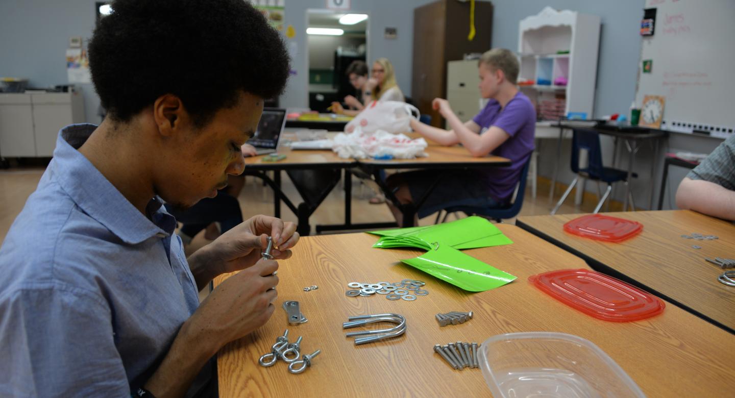 student sorting hardware