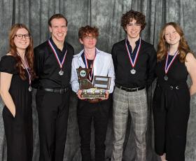 In the end, the Bison took second place with 125.5 points. Owatonna took the title with 157.5 points, Minnetonka was third with 121, and Moorhead was fourth with 119.