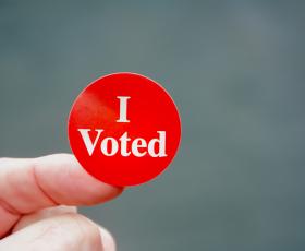 I Voted Sticker