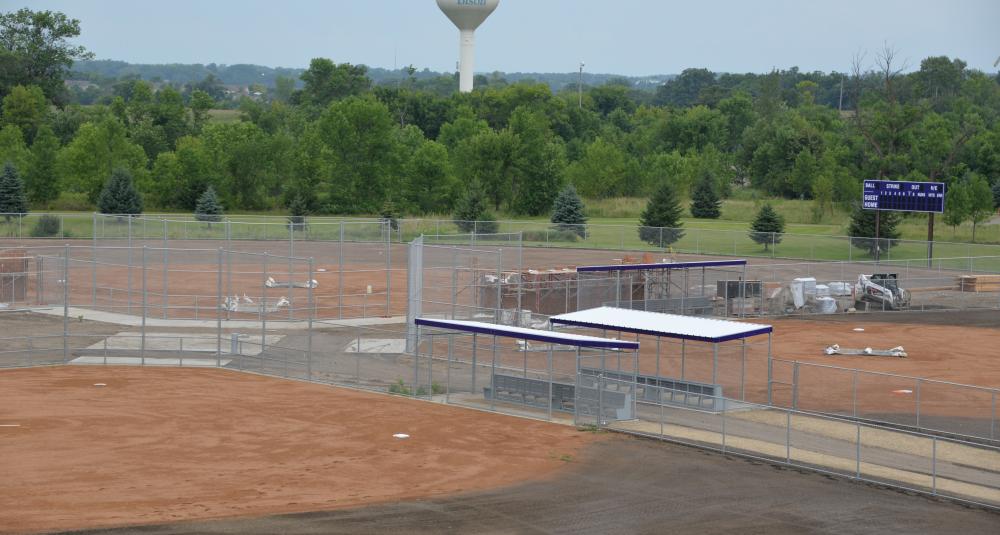 BHS Fields During Construction
