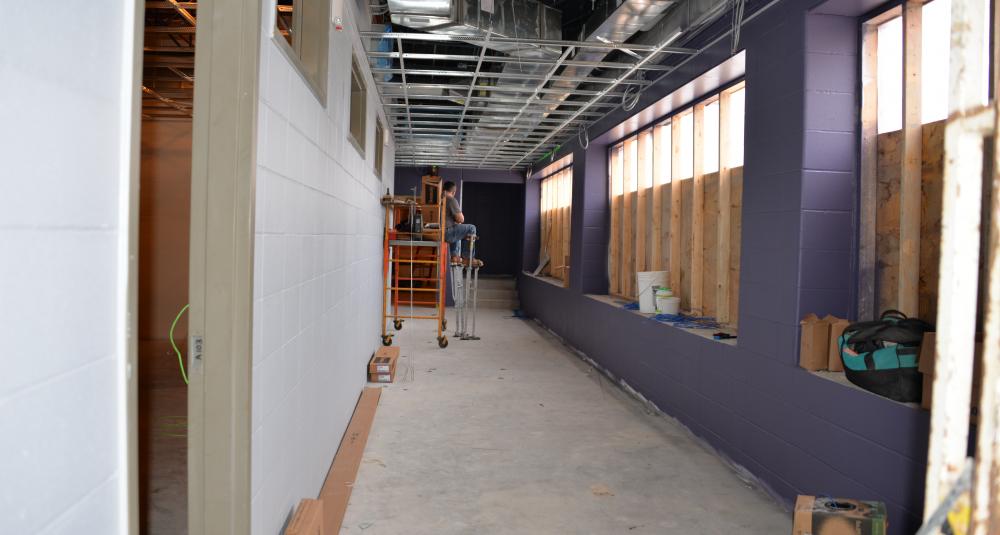BCMS hall outside health rooms