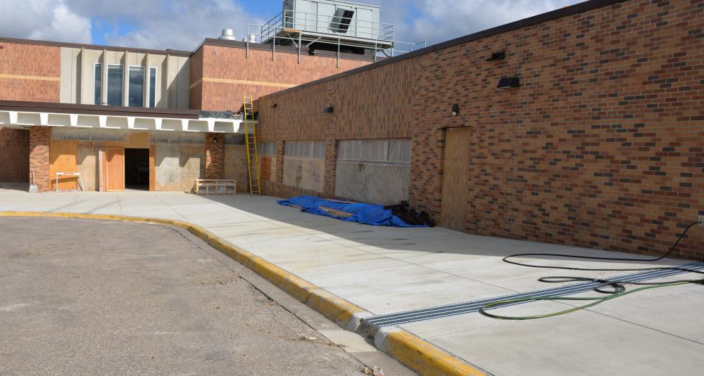 BCMS pool entrance remodel