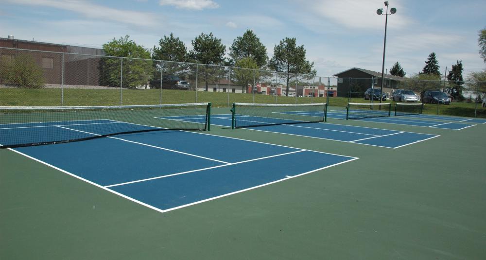 tennis courts